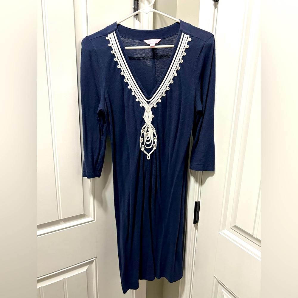Lilly Pulitzer size M navy dress